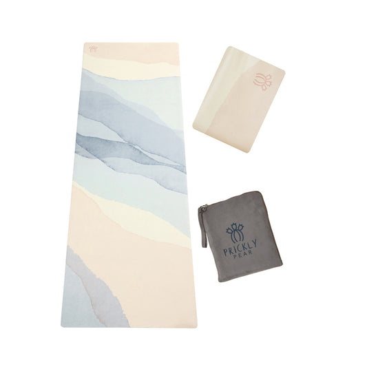 TIDES Non-Slip Suede Top 1mm Travel Yoga Mat