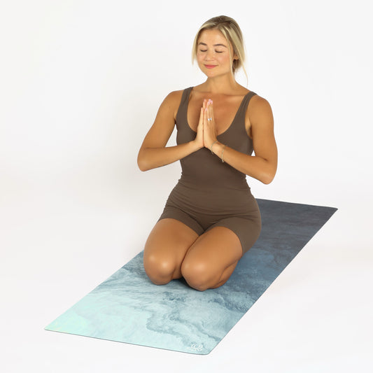 CURRENTS  Non-Slip Suede Top 1mm Travel Yoga Mat