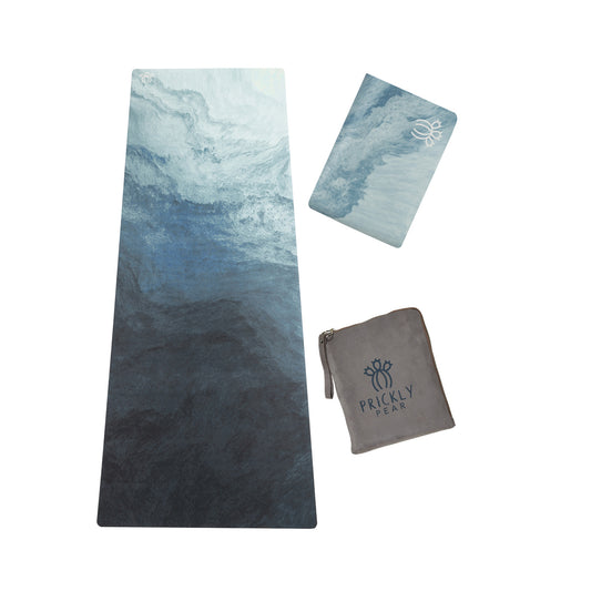 CURRENTS  Non-Slip Suede Top 1mm Travel Yoga Mat