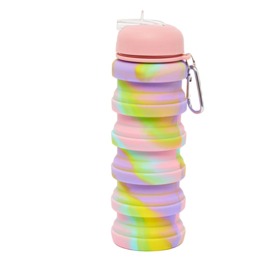 Fusion Water Bottle,Pastel Swirl