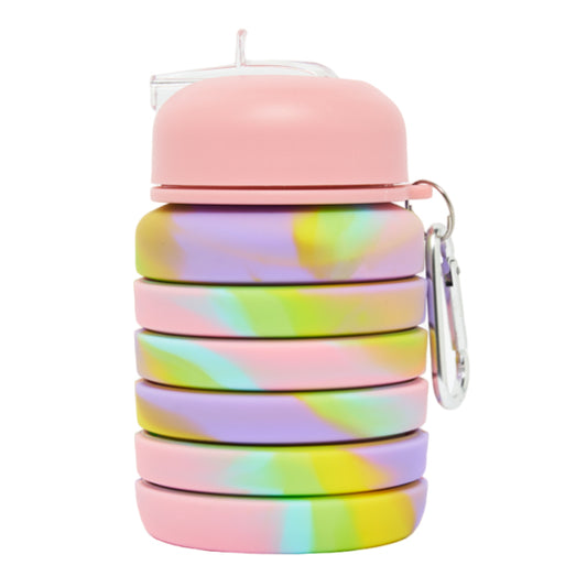 Fusion Water Bottle,Pastel Swirl