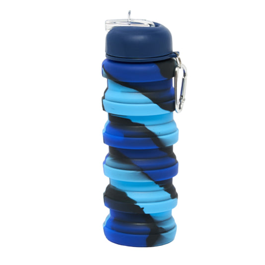 Fusion Water Bottle, Blue Swirl