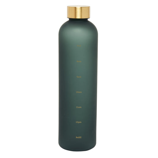 DAY 1L Water Tracking Bottle - Green
