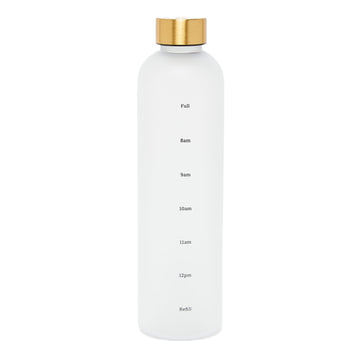 DAY 1L Water Tracking Bottle - White