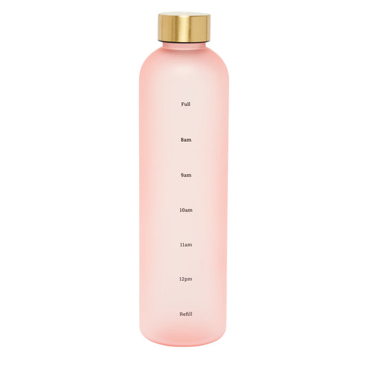 DAY 1L Water Bottle - Pale Pink