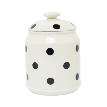 Dotty Ceramic Storage Jar