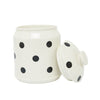 Dotty Ceramic Storage Jar