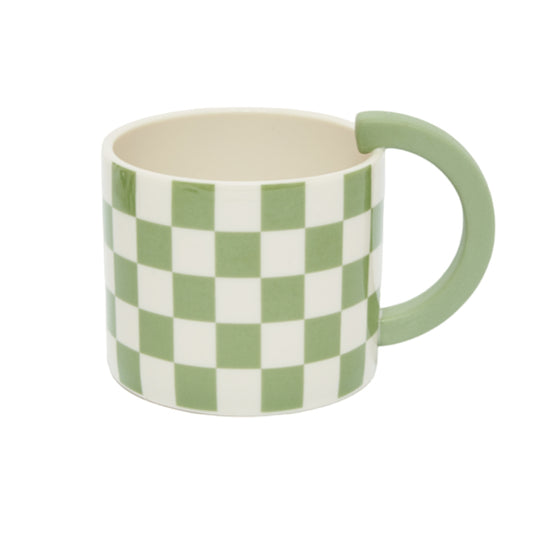 Check-Mate Mug, Green