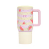 20 Oz Mini Hydrator Water Bottle - Pink & Cream Watermelon Stripe