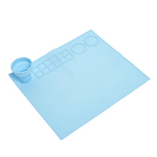  Blue Silicone Painting Mat