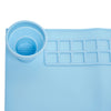 Blue Silicone Painting Mat