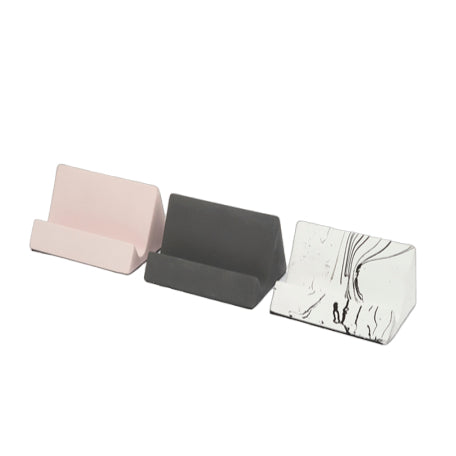 Black Geo Gadget Holder