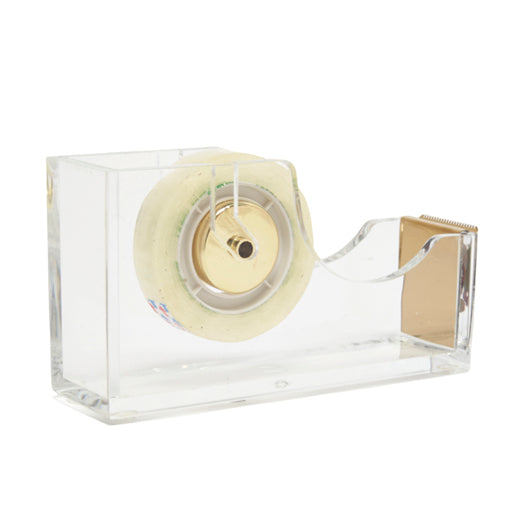 Gold Acrylic Tape Dispenser