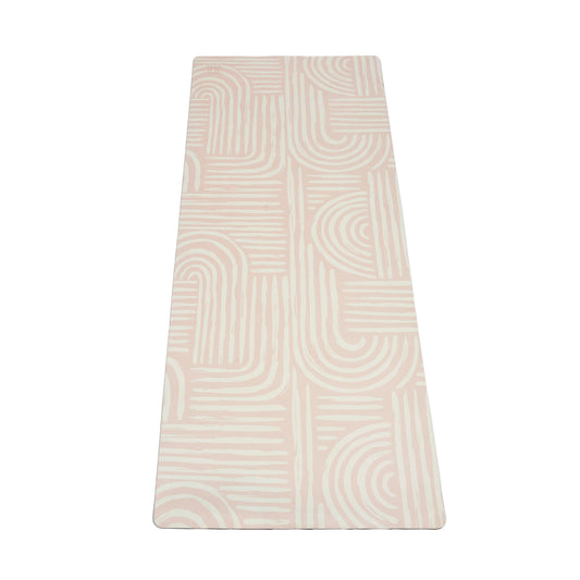TERRA Non-Slip Suede Top 4mm Thick Yoga Mat With Strap