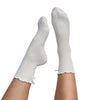 3 Pack of Scallop Edge Bow Crew Socks