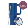40 Oz Hydrator Water Bottle - Navy Logo