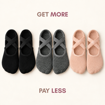 3 Pack Yoga/Pilates Socks