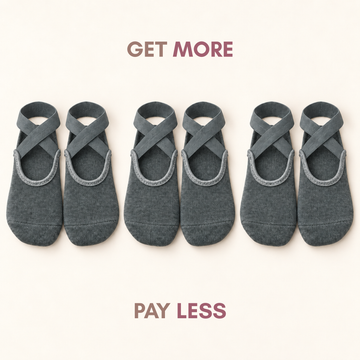 3 Pack Yoga/Pilates Socks