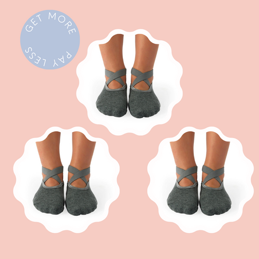 3 Pack Yoga/Pilates Socks