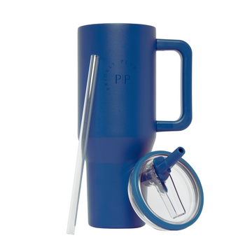 40 Oz Hydrator Water Bottle - Navy Logo