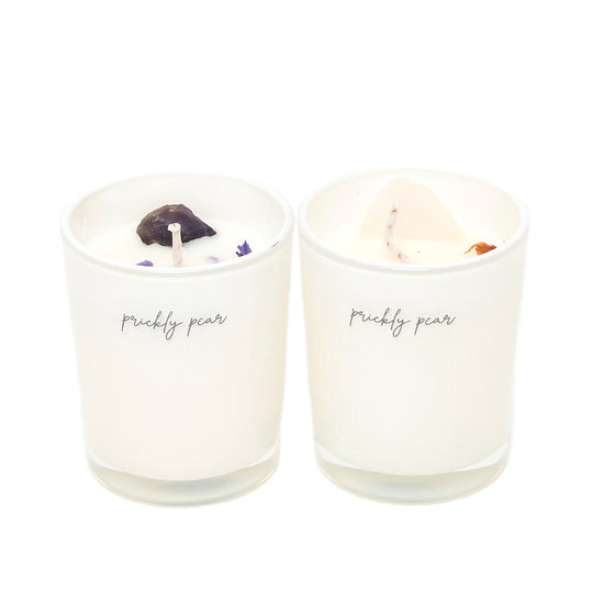The 'Self Love' Crystal Candle Duo