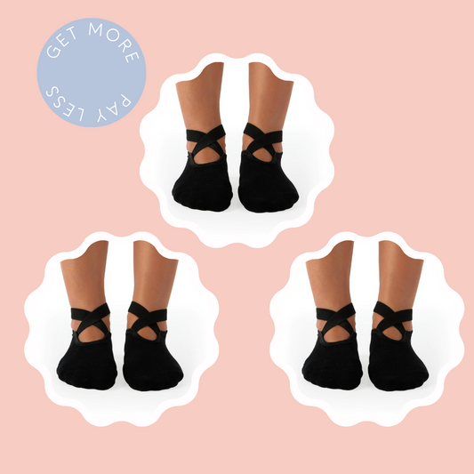 3 Pack Yoga/Pilates Socks