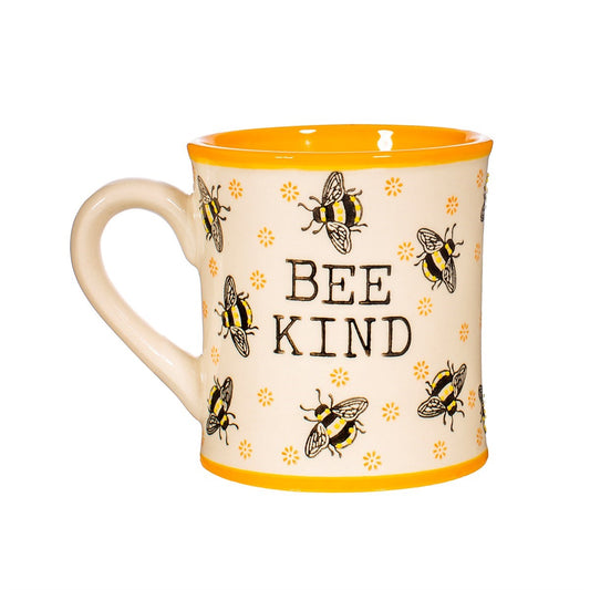 Bee Kind Yellow Mug