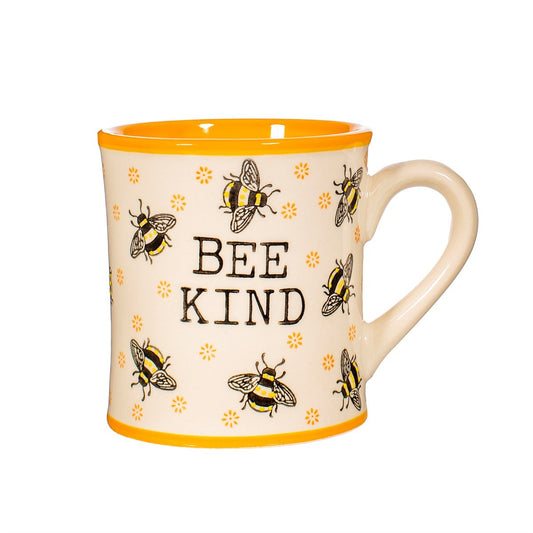 Bee Kind Yellow Mug