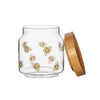 Vintage Bee Glass Storage Jar - Small