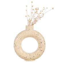  Sand Terrazzo Speckled Circle Vase Large