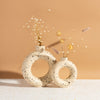 Sand Terrazzo Speckled Small Circle Vase