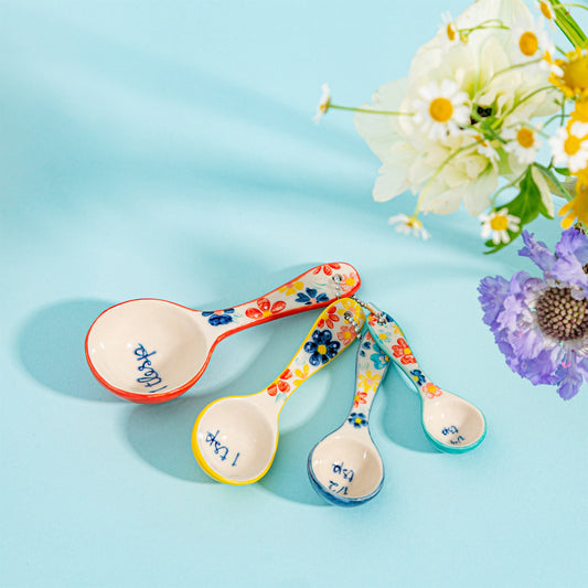 Folk Floral Measuring Spoons