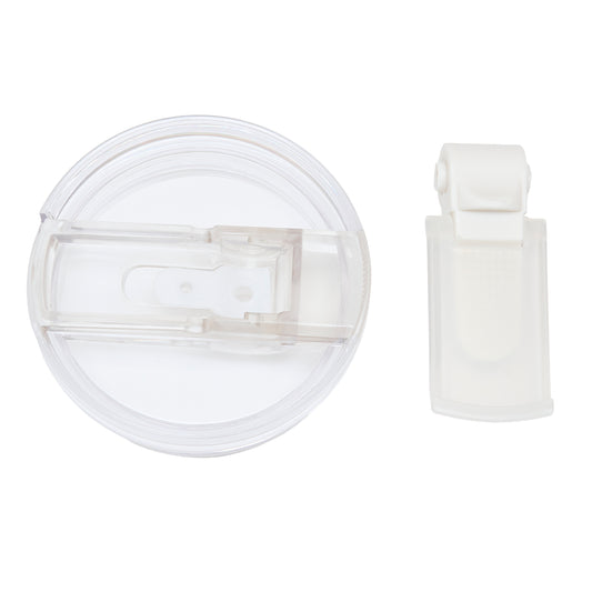 NEW 40 Oz Hydrator 2.0 Lid & Straw - Cream - Removable Flip Straw