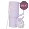 40 Oz Hydrator 2.0 Water Bottle - Lilac Logo