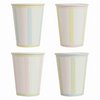 Easter Pastel Stripe Paper Cups pack of 8