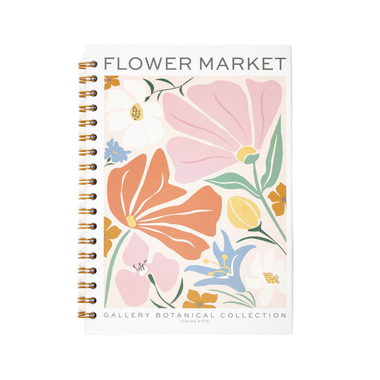 B5 Flower Market Ringbound Notebook