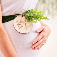  Mummy To Be Baby Shower Sash Wooden