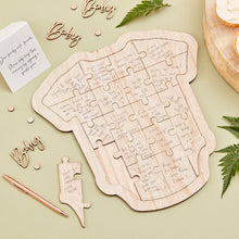  Wooden Baby Shower Guest Book Babygrow