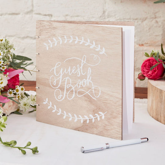Guest Book - Wooden