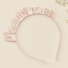  Rose Gold Metal Mummy To Be Baby Shower Headband