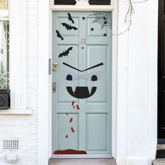 2 Vampire Halloween Door Decorations