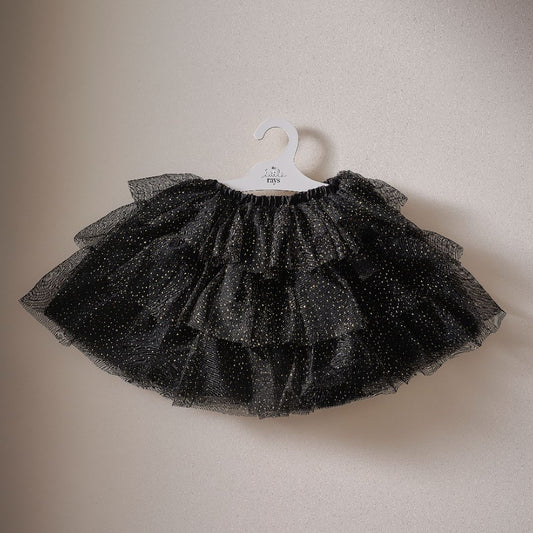 Black & Gold Sparkle Halloween Tutu - Ages 3-5