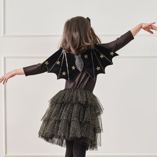 Black & Gold Sparkle Halloween Tutu - Ages 3-5