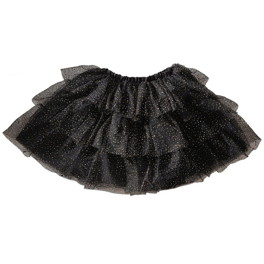 Black & Gold Sparkle Halloween Tutu - Ages 5-7