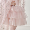 Pink & Silver Sparkle Fairy Princess Costume Tutu - Ages 5-7