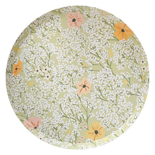 Floral Paper Plate