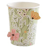 Floral Cut Out Paper Cup