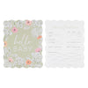 Floral Baby Advice Cards