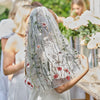 Floral Embroidered Veil