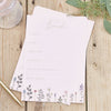 Advice Cards - Floral Advice to the Bride Cards